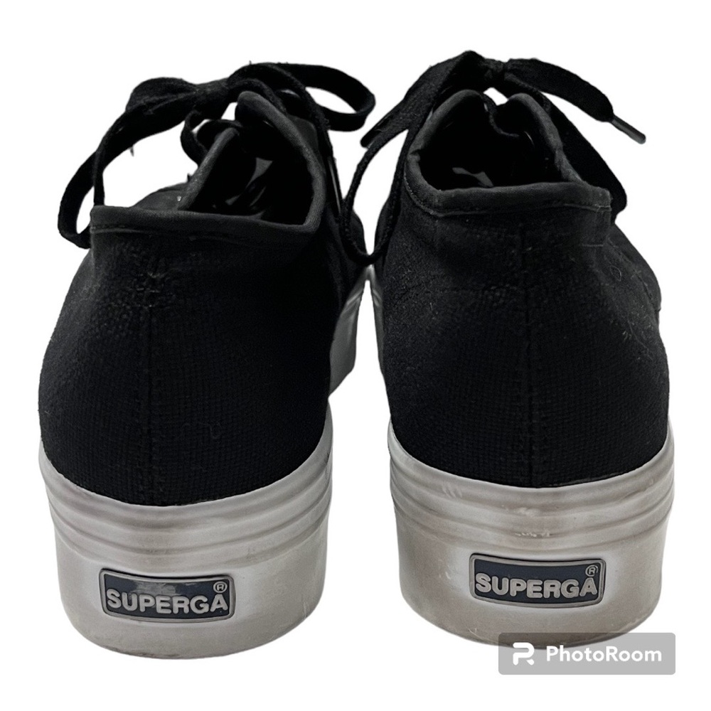 Superga | Women's Black 2790 Platform Sneakers | size 41 - Picture 7 of 8